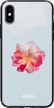 iPhone Xs Hoesje TPU Case - Rouge Floweret #ffffff