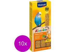 Vitakraft Parkiet Kracker 3 stuks - Vogelsnack - 10 x Honing