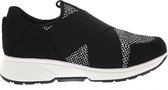 Dames Instappers Ballerina's Xsensible 30211.2.023 Lido Black/white Zwart - Maat 38