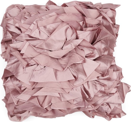 Riviera Maison Ballad Ruffle Pillow Cover 50x50 - Polyester - 45.0x45.0x0.5 cm