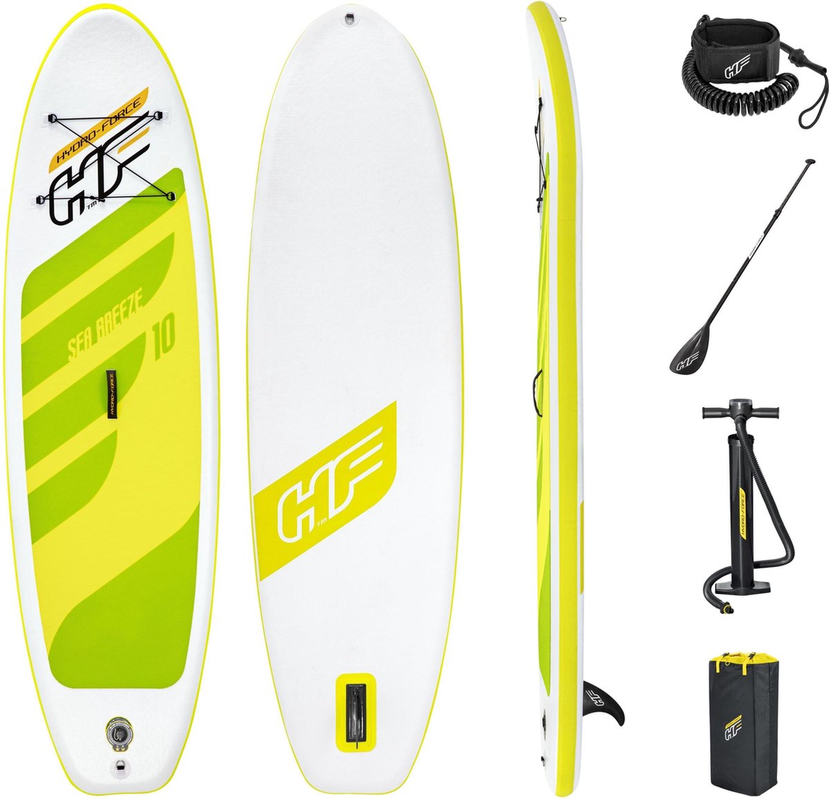Bestway Sup Board - Hydro Force - Sea Breeze Set - 305 x 84 x 12 cm - Met Accessoires
