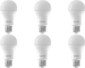 CALEX - LED Lamp 6 Pack - Smart LED A60 - E27 Fitting - Dimbaar - 9W - Aanpasbare Kleur CCT - Mat Wit