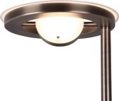 LED Vloerlamp - Trinon Barry - 38W - Aanpasbare Kleur - Rond - Oud Brons - Aluminium