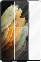 Shop4 - Samsung Galaxy S21 Ultra Glazen Screenprotector - Edge-To-Edge Gehard Glas Transparant