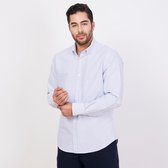 ULTRAMARINE Oxford Shirt Heren van 100% Katoen - Overhemden Heren Volwassen met Klassieke Kraag met Knopen - Blouse Heren met Lange Mouw - Longsleeve Heren  - Overhemd / Topjes voor Heren - M