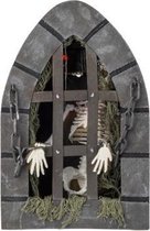 Skelet in gevangenis animatie - Halloween