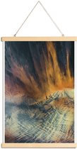 JUNIQE - Posterhanger Mineralen -60x90 /Bruin & Geel