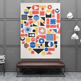 Limited Edition Bauhaus Poster - 21x30cm Canvas - Multi-color