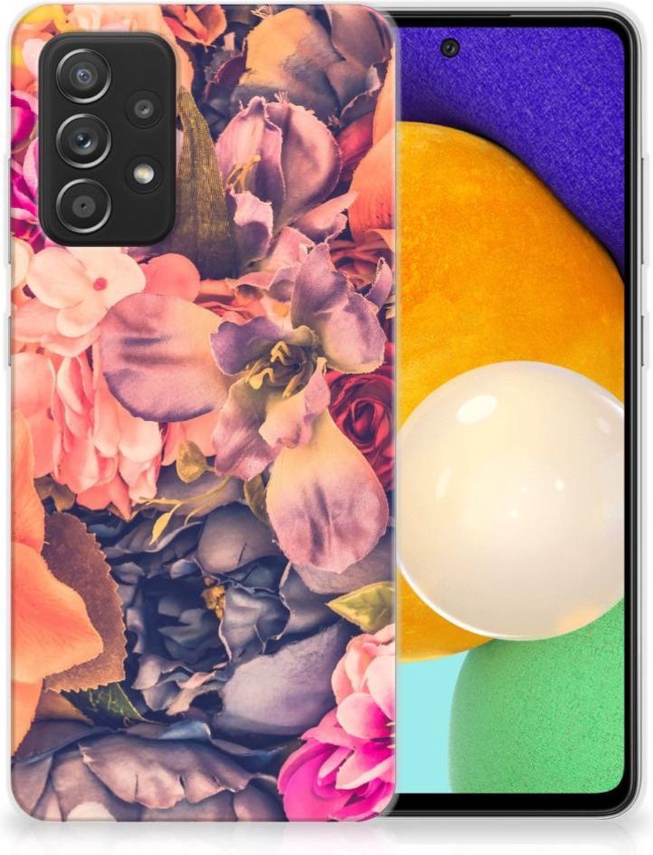 Samsung Galaxy A52 (5G/4G) TPU Case Bosje Bloemen