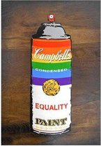 Andy Warhol Equality Paint Poster - 40x50cm Canvas - Multi-color