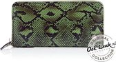 Groene python dames portemonnee Rosario