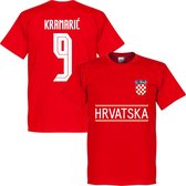Kroatië Kramaric Team T-Shirt 2021-2022 - Rood - Kinderen - 152