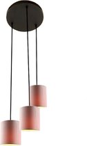 Olucia Kristel - Hanglamp - Goud/Roze - E27