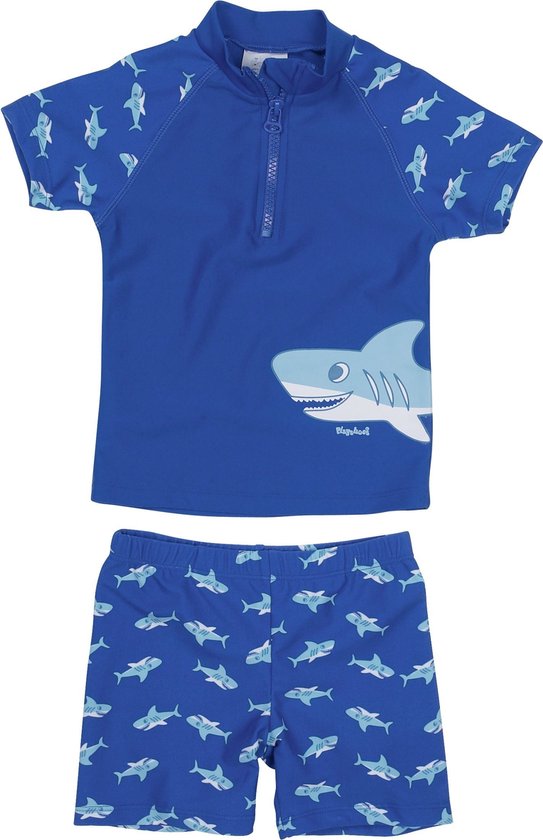 Playshoes UV-zwemsetje Kinderen Shark - Blauw - maat 98/104