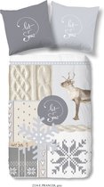 Bettwasche Prancer flanel Good Morning nr.2334 grijs