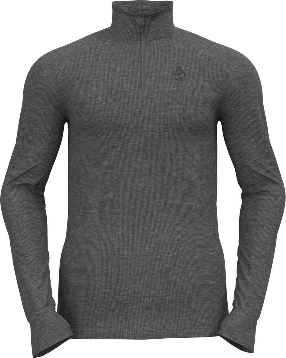 ODLO Men's ACTIVE WARM ECO Half-Zip Turtleneck Base Layer Top