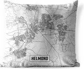 Buitenkussens - Tuin - Stadskaart Helmond - 40x40 cm
