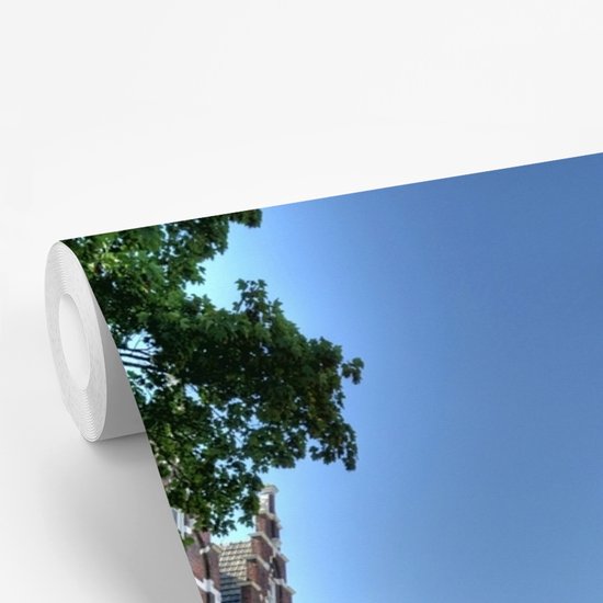 Papier peint photo en vinyle - Cathédrale au centre de Groningen largeur 405 cm x hauteur 260 cm - Tirage photo sur papier peint (disponible en 7 tailles)