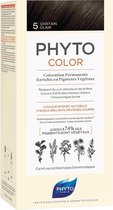 Phyto Haarkleuring Phytocolor Permanent Color 5 Chatain Clair