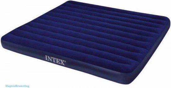 Intex King Luchtbed - 2-persoons - 203x183x22 cm
