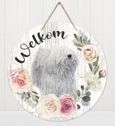 Welkom - Comondor | Muurdecoratie - Bordje Hond