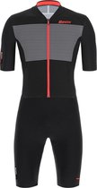 Santini Snelpak wegwielrennen Zwart Heren - Redux Istinto Skinsuit C3 Seat Pad Black - S