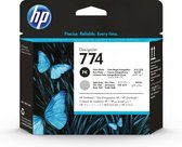 HP 774 - Lichtgrijs, fotozwart - printkop - voor DesignJet Z6610 Production, Z6810 Production