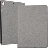 Voor iPad 10.2 Voltage Craft Cloth TPU beschermhoes met houder (grijs)