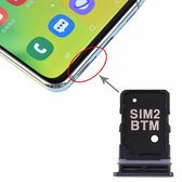 SIM-kaarthouder + SIM-kaarthouder voor Samsung Galaxy A80 (zwart)