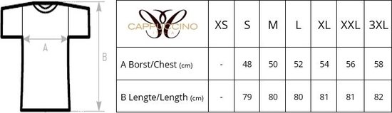 Cappuccino Italia - Lot de 4 T-shirts Tee SS pour hommes - Wit - Taille XL