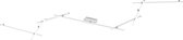 LED Plafondlamp - Iona Undiro - 28W - Natuurlijk Wit 4000K - 2-lichts - Dimbaar - Rechthoek - Mat Wit - Aluminium