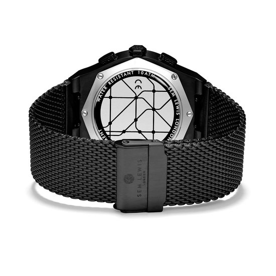 Sem lewis horloge zwart hotsell
