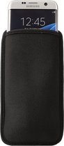 Neopreen celtelefoon tas voor Galaxy S9 / S8 / S7 Edge / G935 & S6 Edge / G925  Size:9.0*16.5cm(Black)