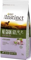 True instinct no grain medium adult turkey - 2 kg - 1 stuks