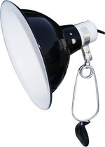 Komodo black dome clamp lamp fixture - 21 cm - 1 stuks