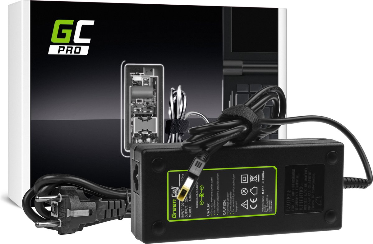 GREEN CELL PRO Oplader  AC Adapter voor Lenovo Y70 Y50-70 Y70 Y70-70 Y520 Y700 Z710 700-15ISK ThinkPad W540 T4 20V 6.75A 135W