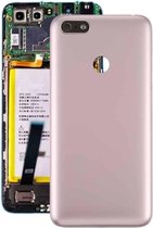 Batterij-achterklep met cameralensafdekking voor Lenovo A5 (goud)