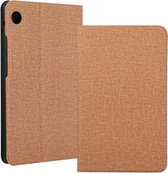 Voor Huawei MatePad T8 / C3 8 inch Voltage Craft Cloth TPU Horizontale Flip Leather Case met Houder (Goud)