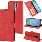 Voor Xiaomi Redmi Note 8 Pro Fantasy Klassiek Huidgevoel Kalfsleer Textuur Magnetische gesp Horizontale Flip PU lederen tas met houder & kaartsleuf & portemonnee (rood)