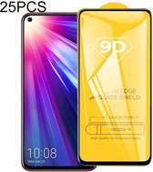 25 STKS 9D Volledige lijm Volledig scherm Gehard glasfilm voor Huawei Honor View 20