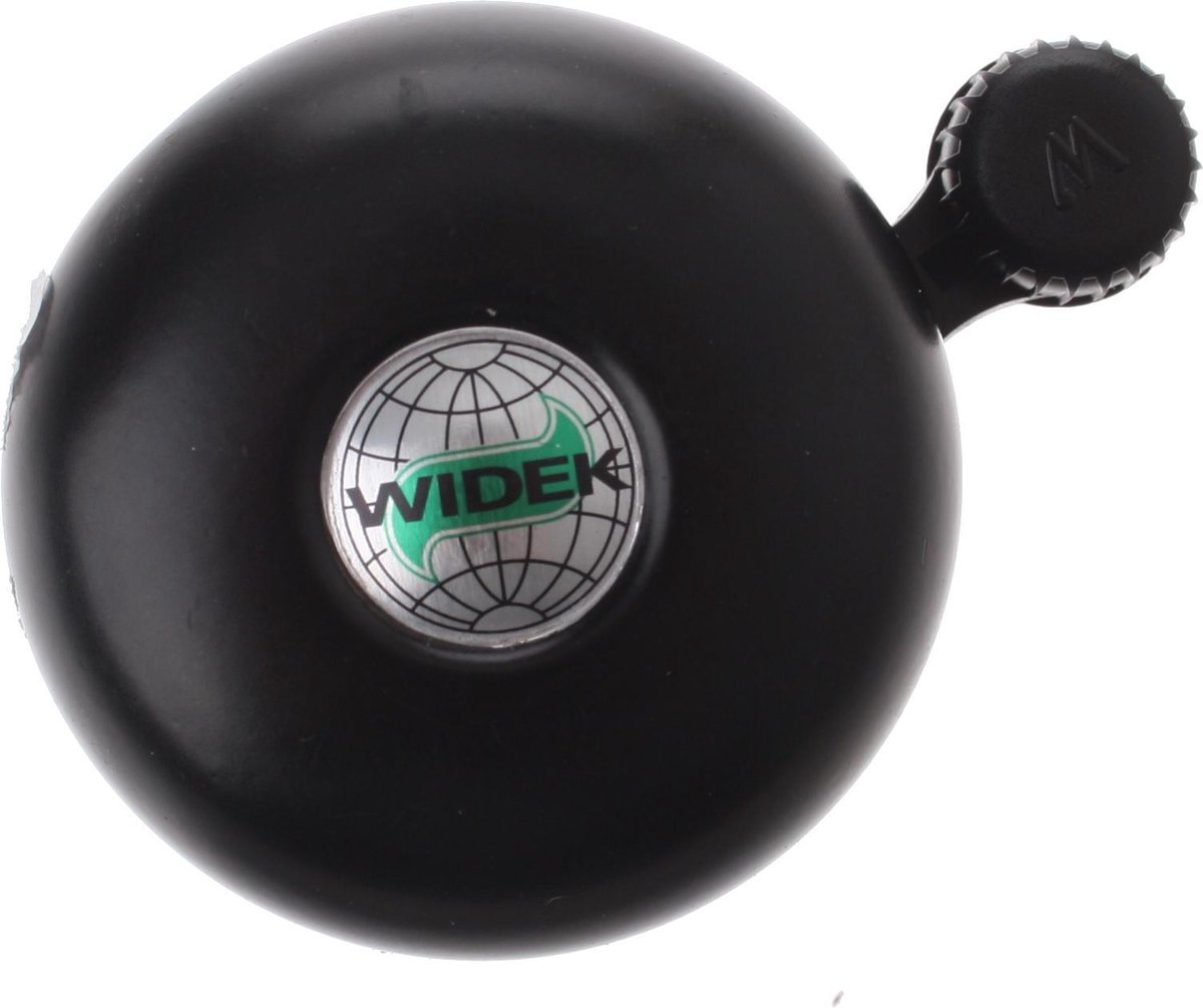 Widek bel koper, wereldbol zwart gelakt