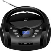 Bol.com Denver Draagbare Boombox - Bluetooth - DAB Radio - DAB+/FM Radio - AUX/USB/SD - LCD Scherm - TDB10 - Zwart aanbieding