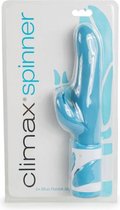 Climax Spinner 6x Blue Rabbit - Blue - Rabbit Vibrators