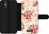 Wallet case - geschikt voor iPhone 11 - Floral N°4