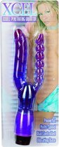 Double Penetrating Vibrator - Purple - Classic Vibrators
