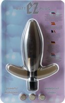 Vibrating EZ Butt Plug - Black - Butt Plugs & Anal Dildos - Anal Vibrators