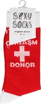 Orgasm Donor - 36-41 - Funny Gifts & Sexy Gadgets - Socks