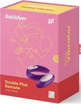 Double Plus Remote Partner Vibrator - Purple - Design Vibrators - Clitoral Stimulators
