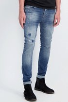 Cars Jeans Aron Super Skinny 72828 03 Damage Dark Used Mannen Maat - W31 X L32