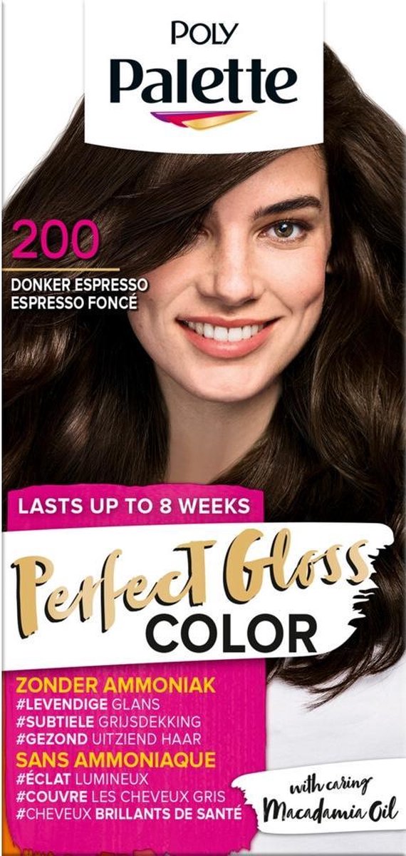 3x Poly Perfect Gloss Color 200 Donker Espresso 115 ml
